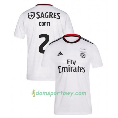 Koszulka Benfica Conti 2 Wyjazdowe Koszulki Piłkarskie 2018-2019 Krótki Rękaw